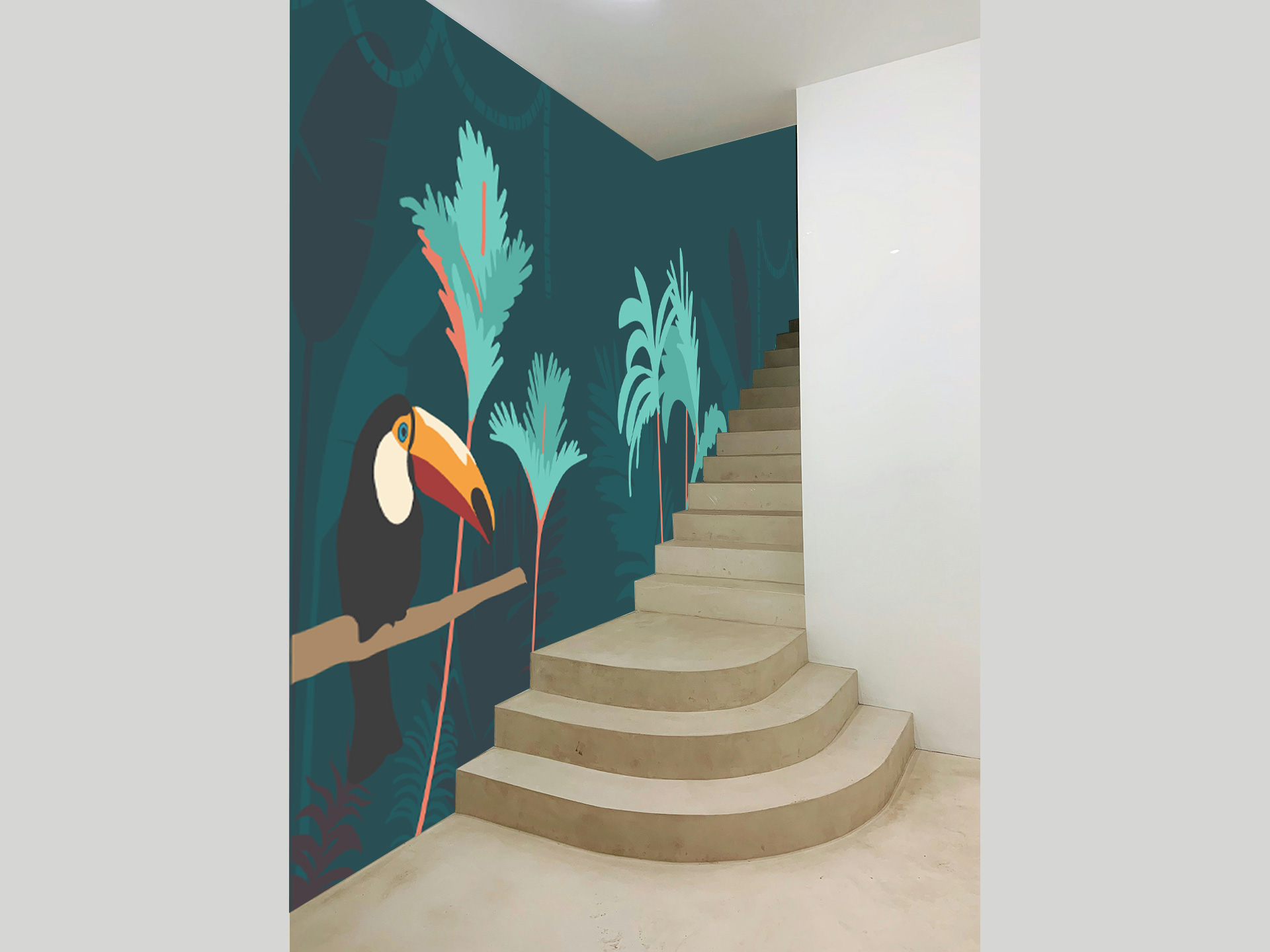 Flash – Toucan dans la forêt tropicale