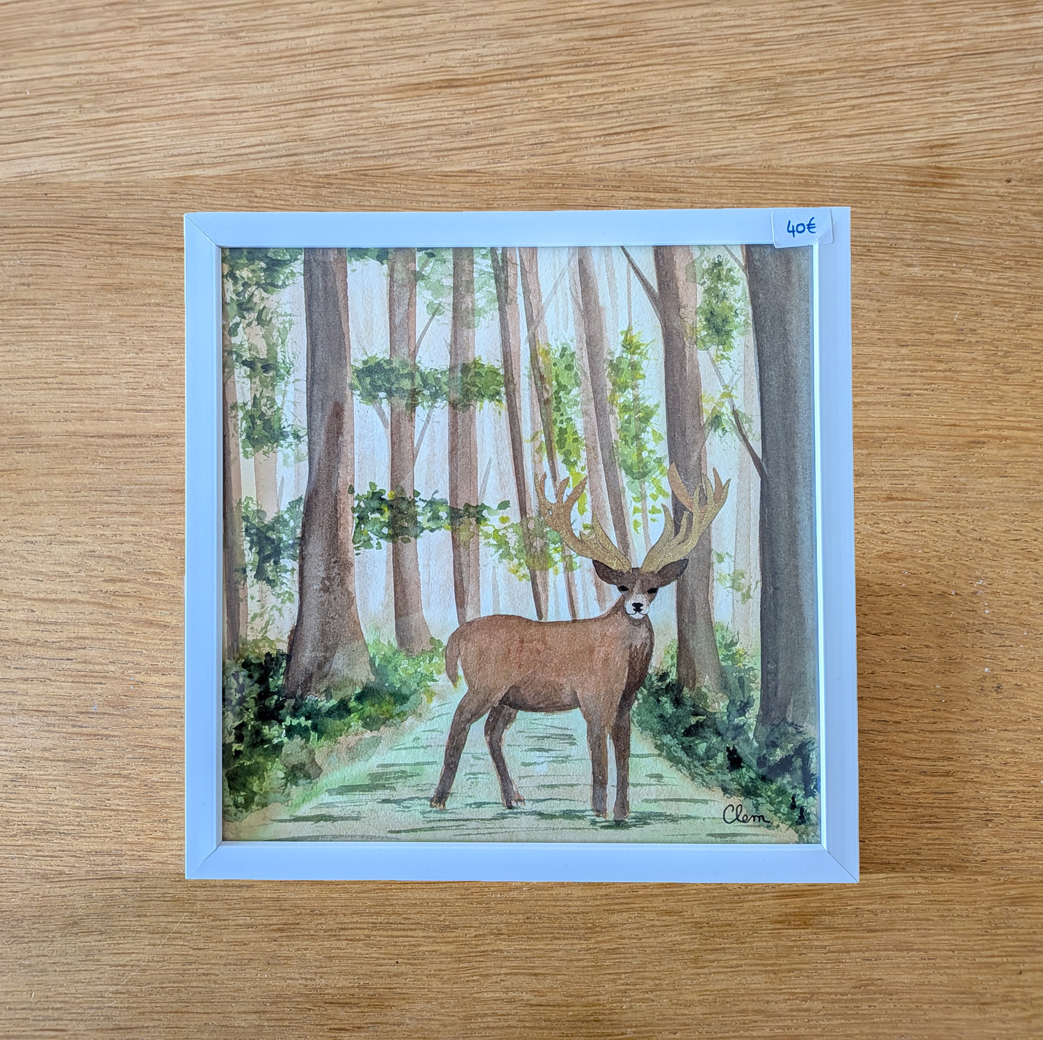 Cerf aux bois dorés